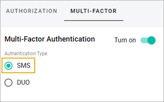 SMS Authentication 